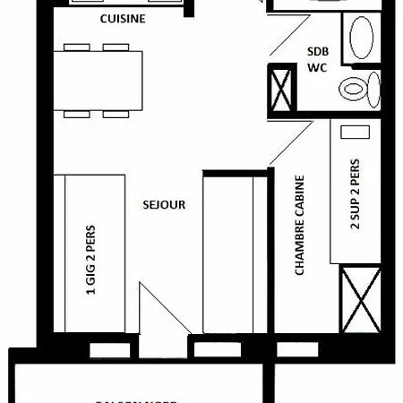 Le De 3 - Pour 4 Personnes Mae-9784 La Plagne